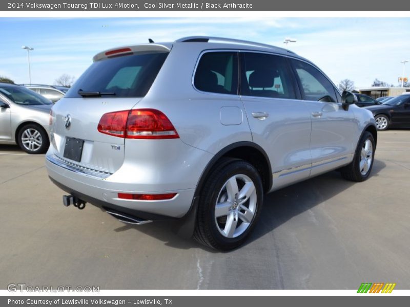 Cool Silver Metallic / Black Anthracite 2014 Volkswagen Touareg TDI Lux 4Motion