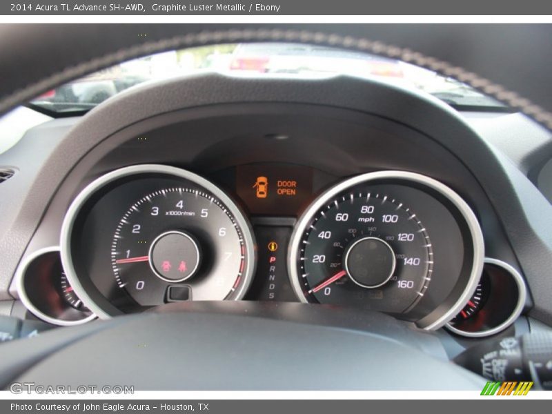 Graphite Luster Metallic / Ebony 2014 Acura TL Advance SH-AWD
