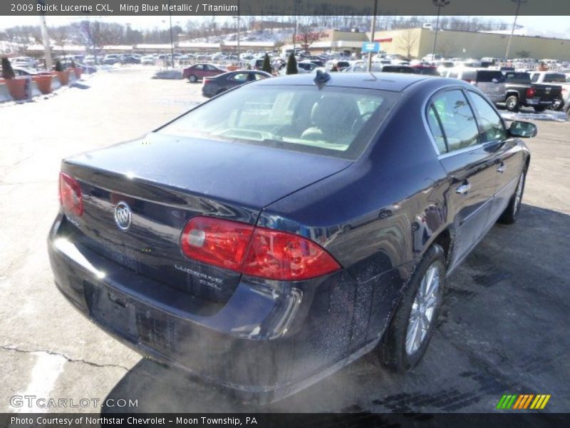 Ming Blue Metallic / Titanium 2009 Buick Lucerne CXL