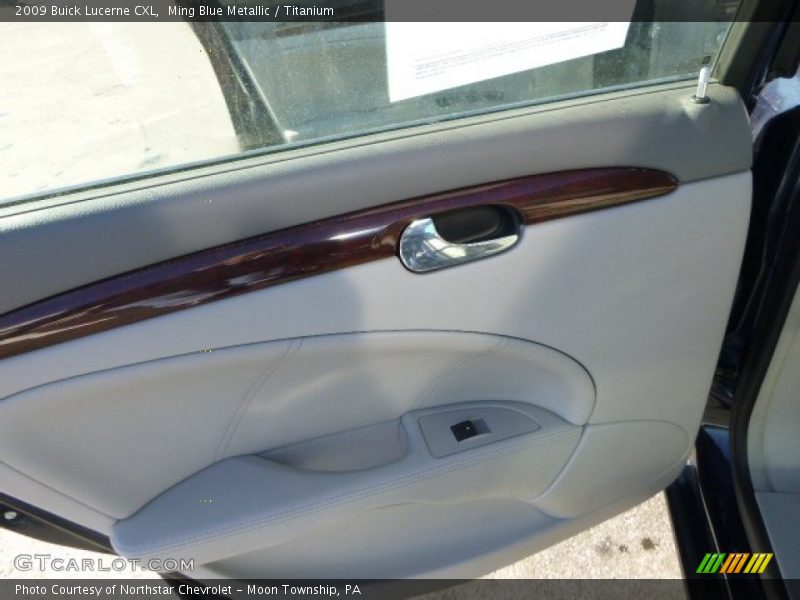 Ming Blue Metallic / Titanium 2009 Buick Lucerne CXL