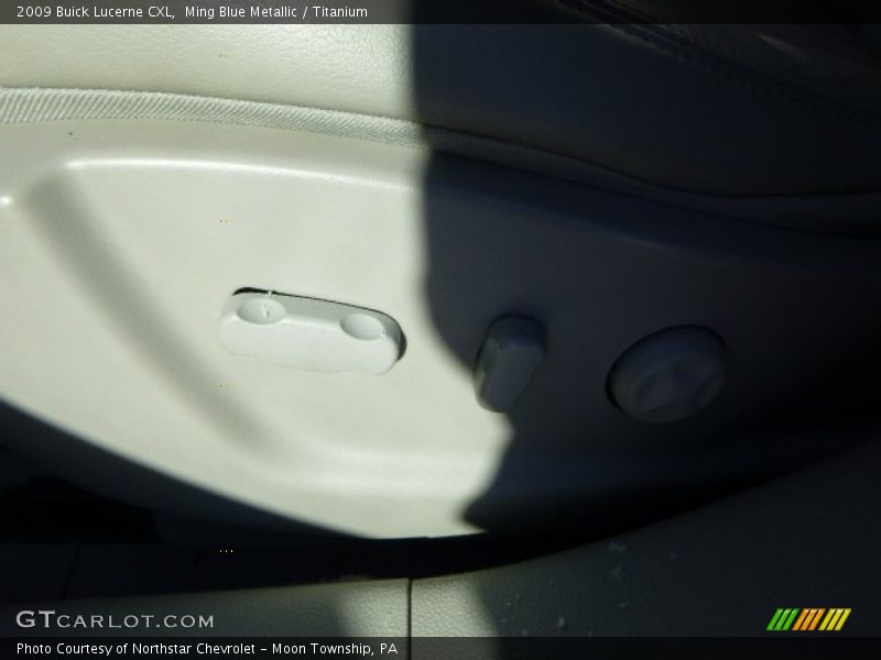 Ming Blue Metallic / Titanium 2009 Buick Lucerne CXL