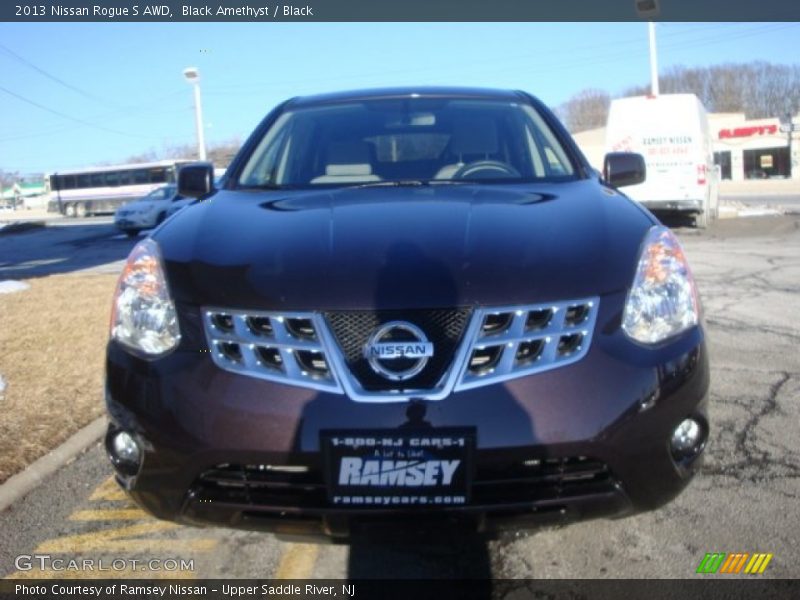 Black Amethyst / Black 2013 Nissan Rogue S AWD