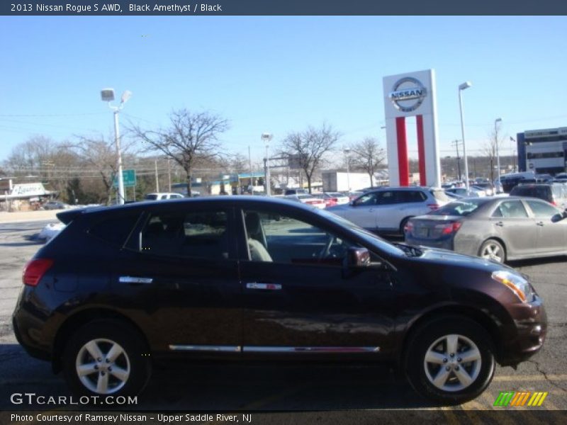 Black Amethyst / Black 2013 Nissan Rogue S AWD