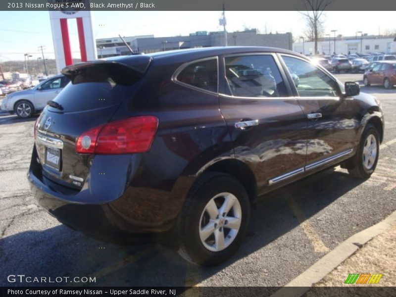 Black Amethyst / Black 2013 Nissan Rogue S AWD