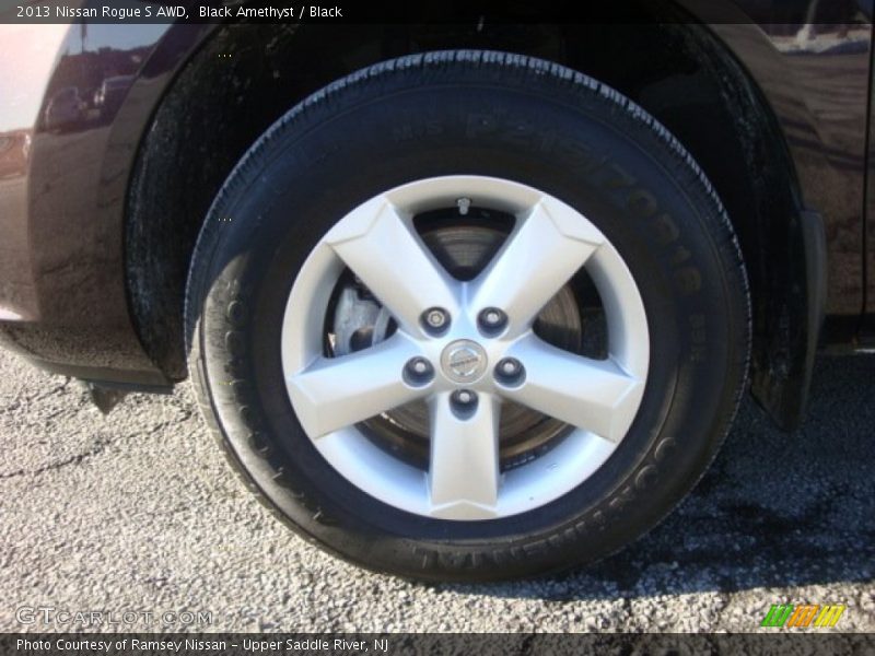 Black Amethyst / Black 2013 Nissan Rogue S AWD