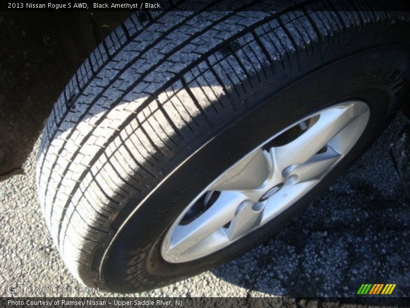Black Amethyst / Black 2013 Nissan Rogue S AWD