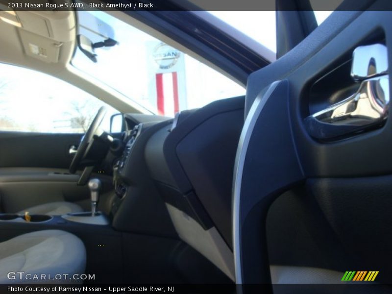 Black Amethyst / Black 2013 Nissan Rogue S AWD