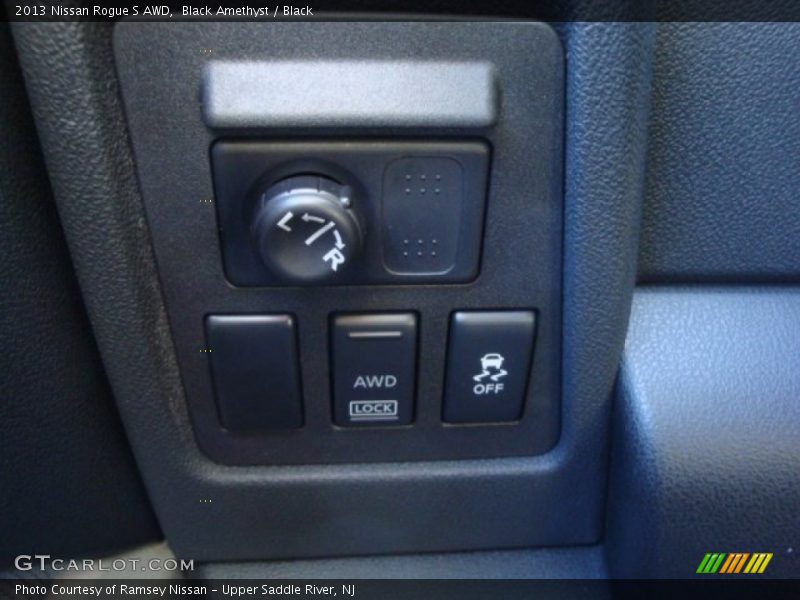 Black Amethyst / Black 2013 Nissan Rogue S AWD