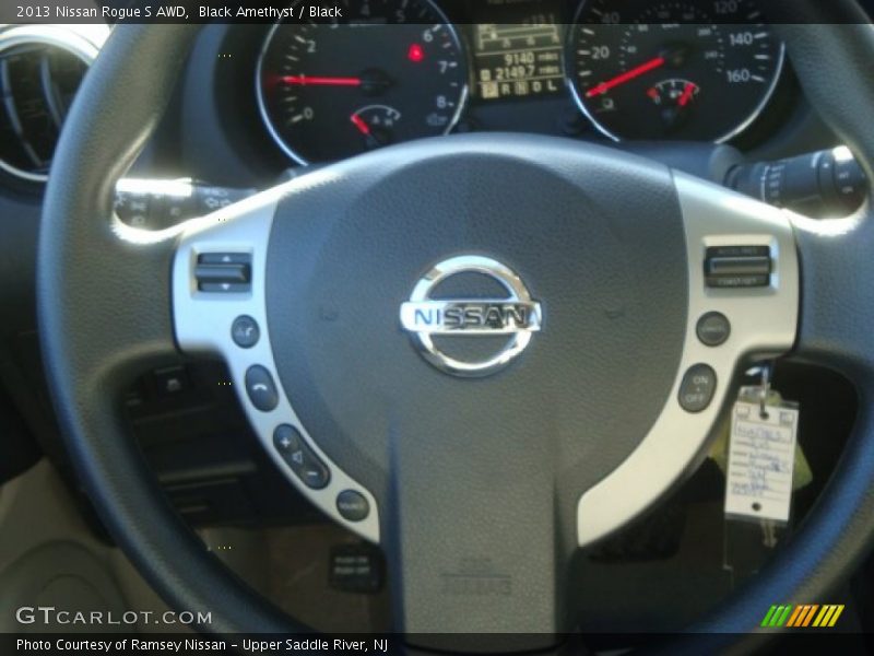 Black Amethyst / Black 2013 Nissan Rogue S AWD