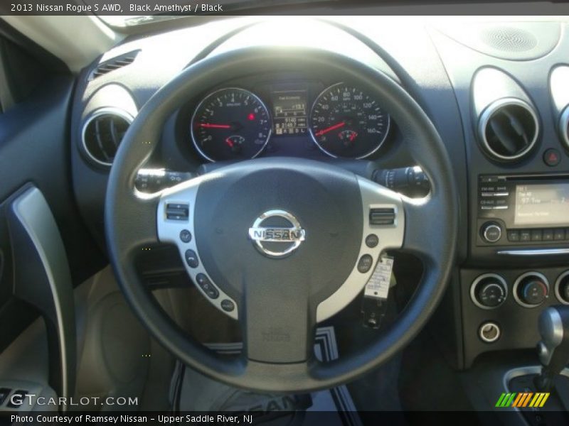 Black Amethyst / Black 2013 Nissan Rogue S AWD