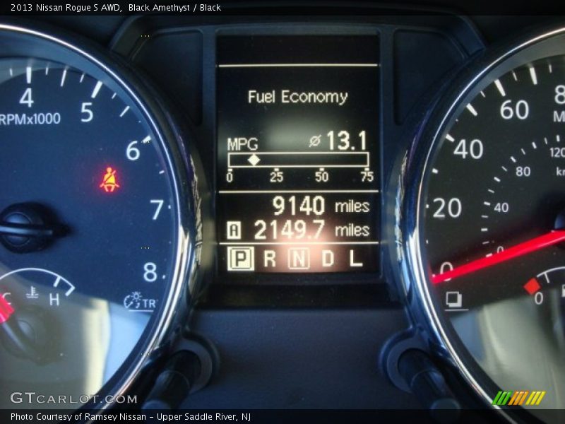 Black Amethyst / Black 2013 Nissan Rogue S AWD