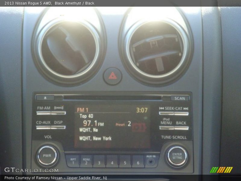 Black Amethyst / Black 2013 Nissan Rogue S AWD