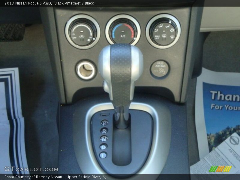 Black Amethyst / Black 2013 Nissan Rogue S AWD