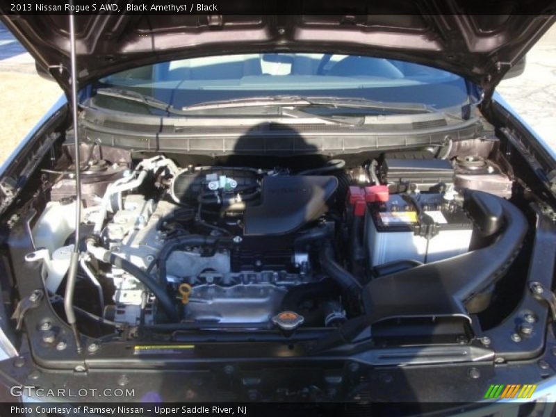 Black Amethyst / Black 2013 Nissan Rogue S AWD