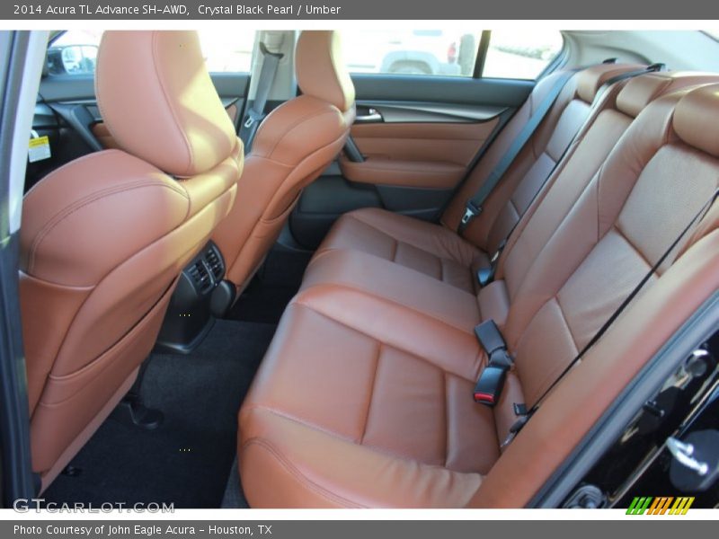 Rear Seat of 2014 TL Advance SH-AWD