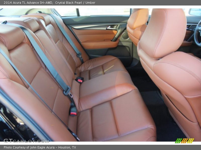 Rear Seat of 2014 TL Advance SH-AWD