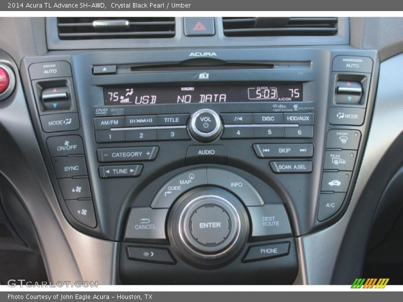 Controls of 2014 TL Advance SH-AWD