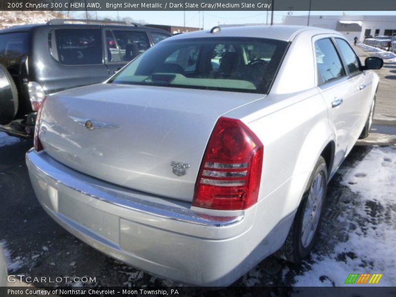 Bright Silver Metallic / Dark Slate Gray/Medium Slate Gray 2005 Chrysler 300 C HEMI AWD