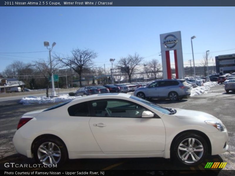 Winter Frost White / Charcoal 2011 Nissan Altima 2.5 S Coupe