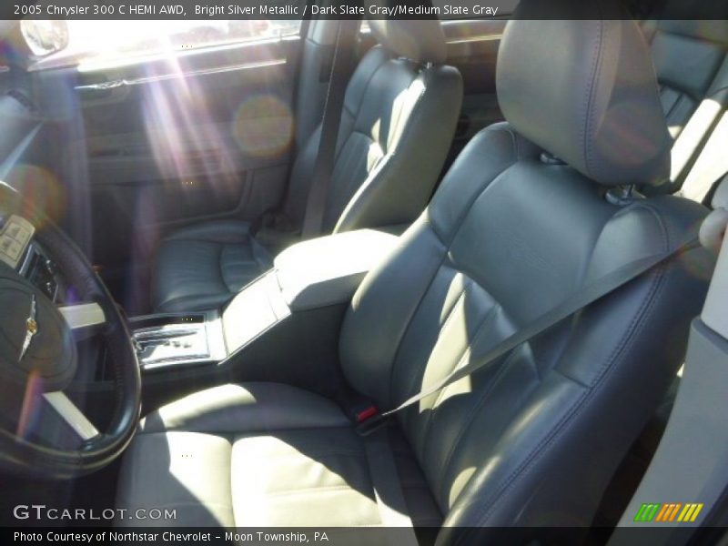 Bright Silver Metallic / Dark Slate Gray/Medium Slate Gray 2005 Chrysler 300 C HEMI AWD