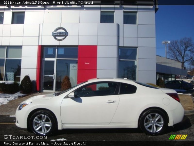 Winter Frost White / Charcoal 2011 Nissan Altima 2.5 S Coupe