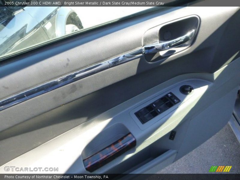 Bright Silver Metallic / Dark Slate Gray/Medium Slate Gray 2005 Chrysler 300 C HEMI AWD