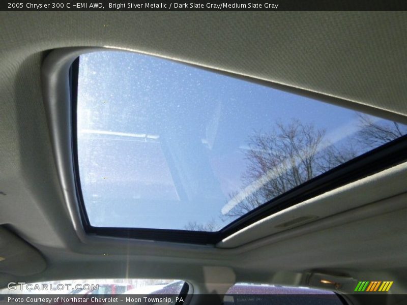 Bright Silver Metallic / Dark Slate Gray/Medium Slate Gray 2005 Chrysler 300 C HEMI AWD