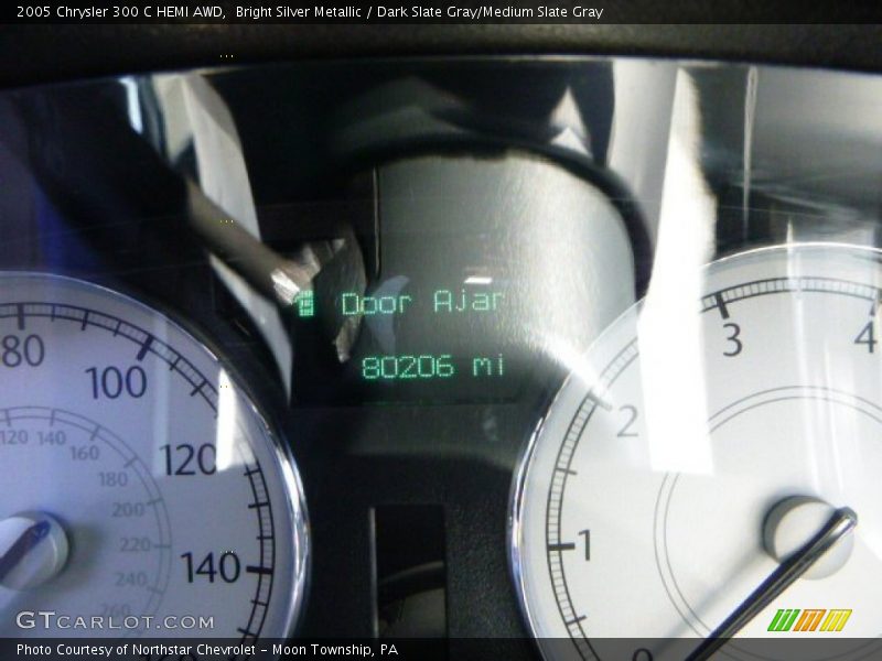 Bright Silver Metallic / Dark Slate Gray/Medium Slate Gray 2005 Chrysler 300 C HEMI AWD