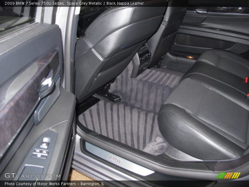 Space Grey Metallic / Black Nappa Leather 2009 BMW 7 Series 750Li Sedan