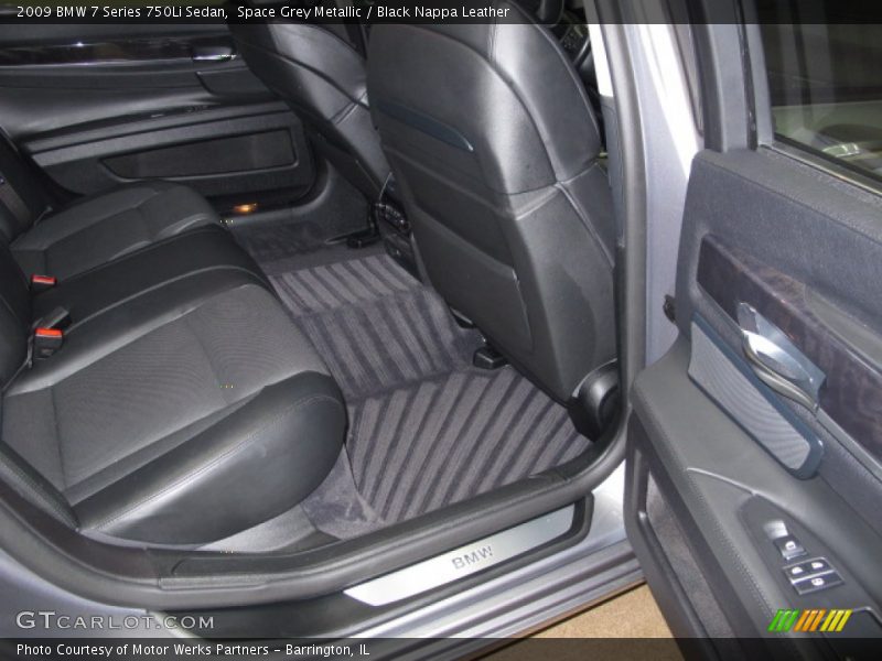 Space Grey Metallic / Black Nappa Leather 2009 BMW 7 Series 750Li Sedan