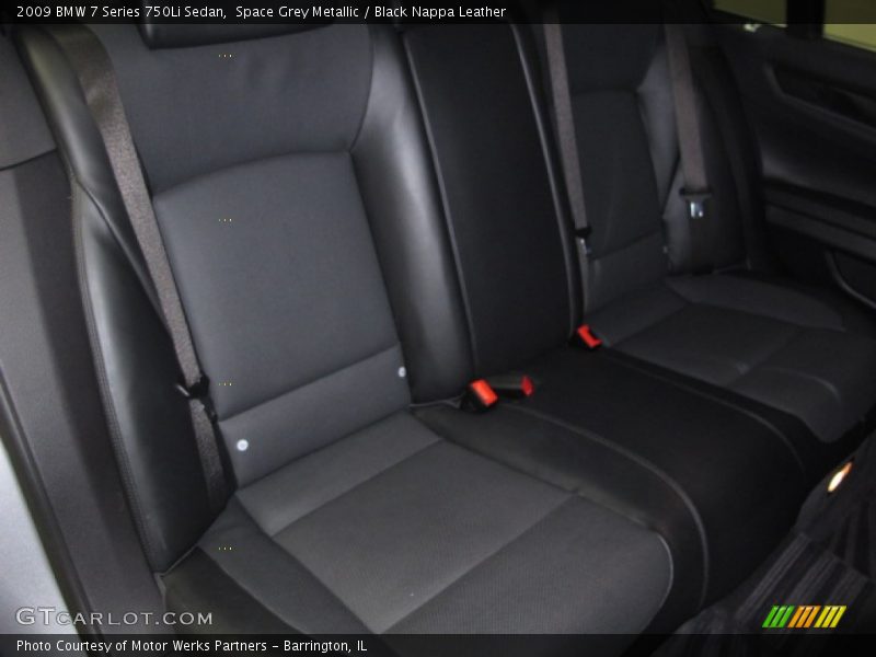 Space Grey Metallic / Black Nappa Leather 2009 BMW 7 Series 750Li Sedan