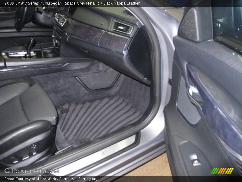 Space Grey Metallic / Black Nappa Leather 2009 BMW 7 Series 750Li Sedan
