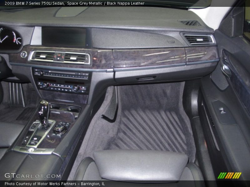 Space Grey Metallic / Black Nappa Leather 2009 BMW 7 Series 750Li Sedan