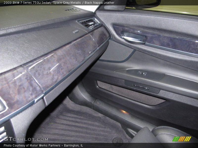 Space Grey Metallic / Black Nappa Leather 2009 BMW 7 Series 750Li Sedan
