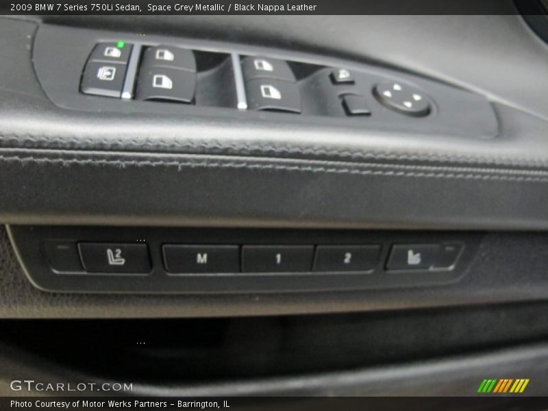 Space Grey Metallic / Black Nappa Leather 2009 BMW 7 Series 750Li Sedan