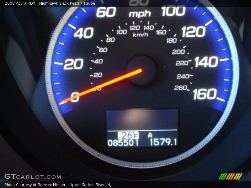 Nighthawk Black Pearl / Taupe 2008 Acura RDX