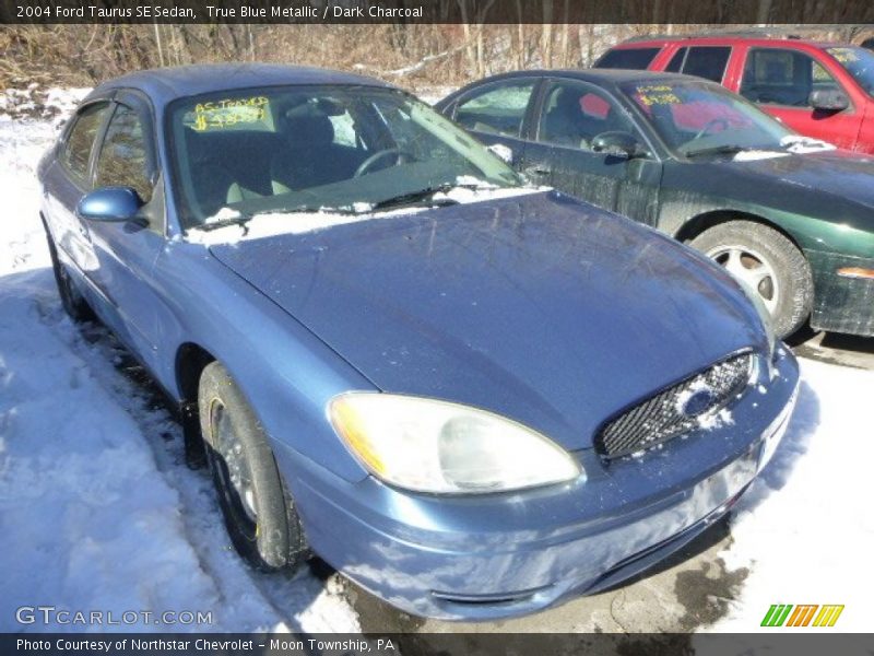 True Blue Metallic / Dark Charcoal 2004 Ford Taurus SE Sedan