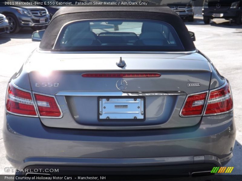 Palladium Silver Metallic / Ash/Dark Grey 2011 Mercedes-Benz E 550 Cabriolet