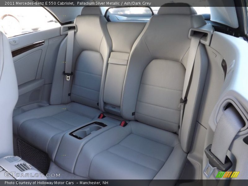 Palladium Silver Metallic / Ash/Dark Grey 2011 Mercedes-Benz E 550 Cabriolet
