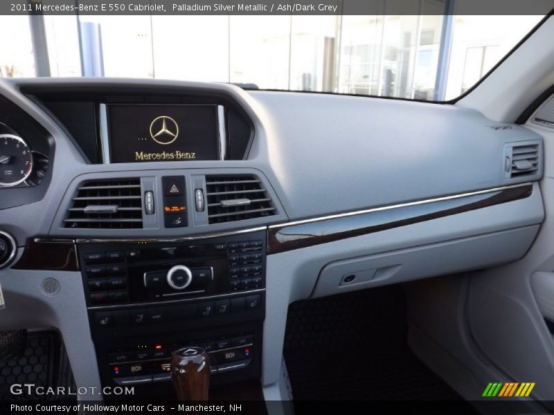 Palladium Silver Metallic / Ash/Dark Grey 2011 Mercedes-Benz E 550 Cabriolet