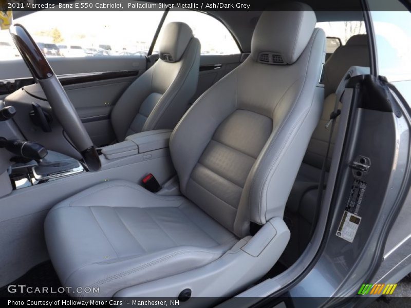Palladium Silver Metallic / Ash/Dark Grey 2011 Mercedes-Benz E 550 Cabriolet