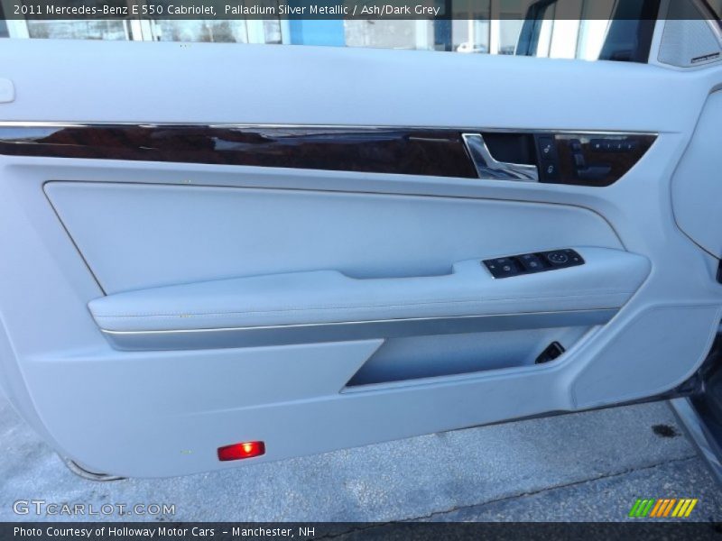 Palladium Silver Metallic / Ash/Dark Grey 2011 Mercedes-Benz E 550 Cabriolet