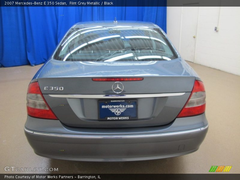 Flint Grey Metallic / Black 2007 Mercedes-Benz E 350 Sedan