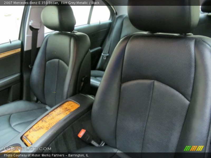 Flint Grey Metallic / Black 2007 Mercedes-Benz E 350 Sedan