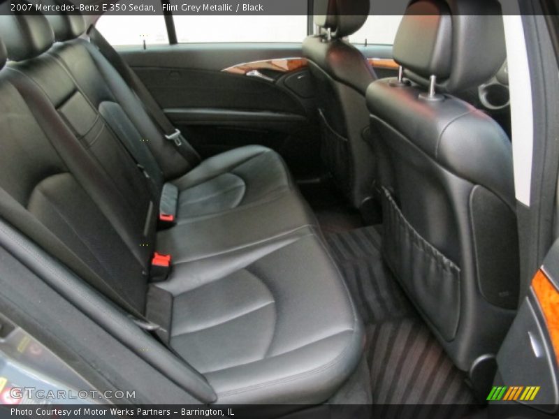 Flint Grey Metallic / Black 2007 Mercedes-Benz E 350 Sedan