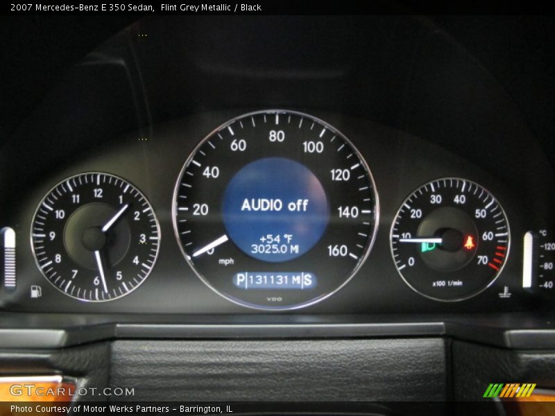 Flint Grey Metallic / Black 2007 Mercedes-Benz E 350 Sedan