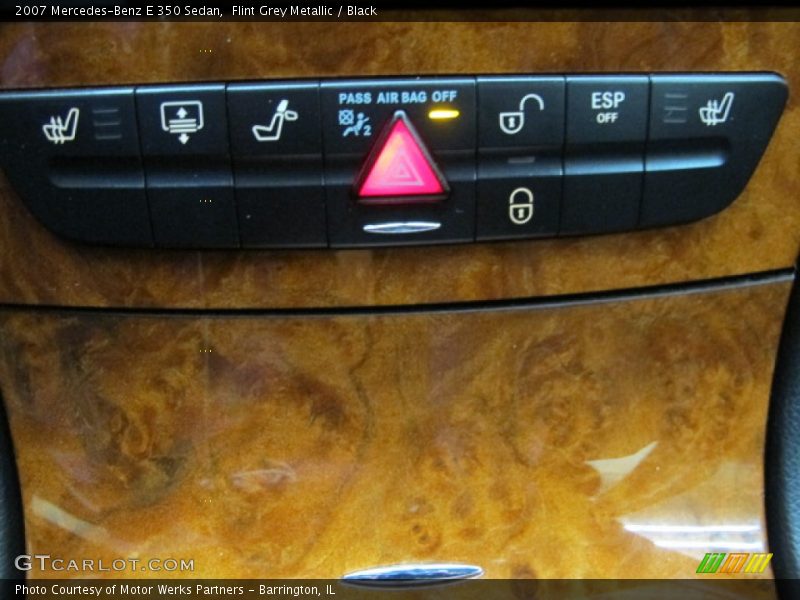 Flint Grey Metallic / Black 2007 Mercedes-Benz E 350 Sedan