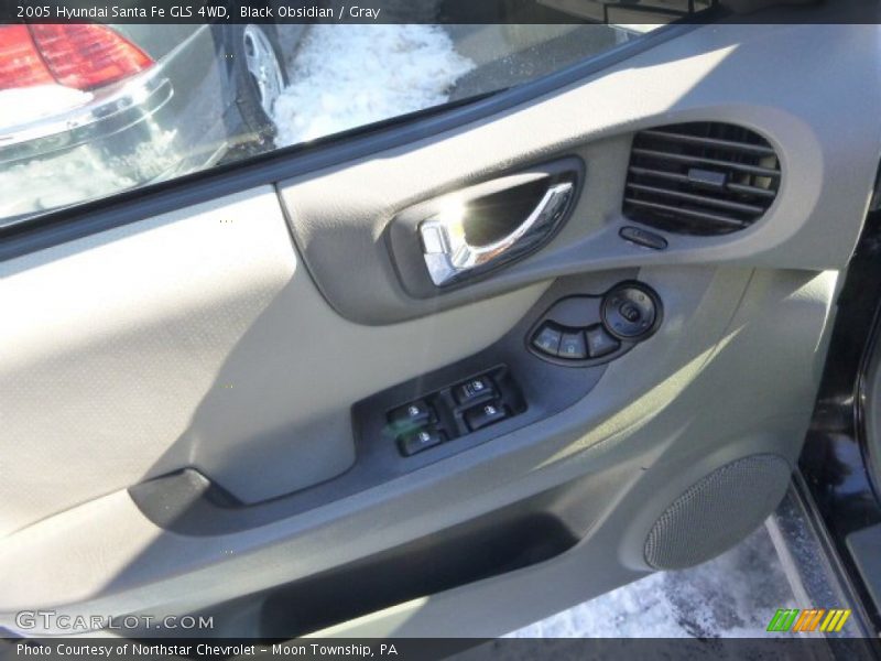 Black Obsidian / Gray 2005 Hyundai Santa Fe GLS 4WD