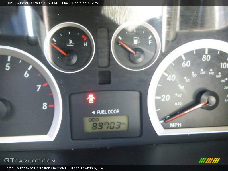 Black Obsidian / Gray 2005 Hyundai Santa Fe GLS 4WD