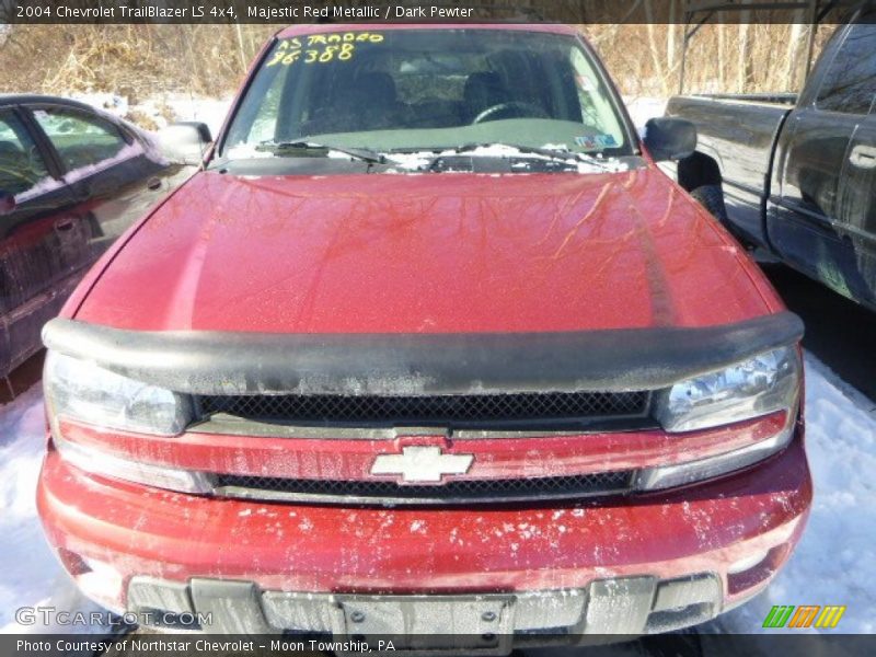 Majestic Red Metallic / Dark Pewter 2004 Chevrolet TrailBlazer LS 4x4